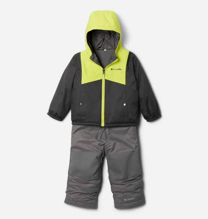Toddler Double Flake Snow Set Shark Radiation Kids Columbia Sportswear Snowsuits and Buntings