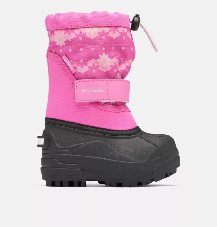 Toddler Powderbug Plus II Print Snow Boot Pink Ice Dusty Pink Kids Columbia Sportswear Toddler Sizes 4C 8211 7C Toddler Powderbug Plus II Print Snow Boot Pink Ice Dusty Pink Kids Columbia Sportswear Toddler Sizes 4C 8211 7C