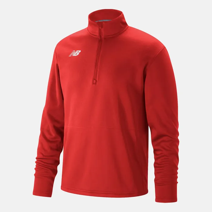 Tops Kids Newbalance Youth Thermal Half Zip Team Red