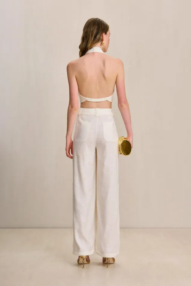 Tops Women Cult Gaia DIEM TOP 8211 OFF WHITE LINEN Tops Women Cult Gaia DIEM TOP 8211 OFF WHITE LINEN
