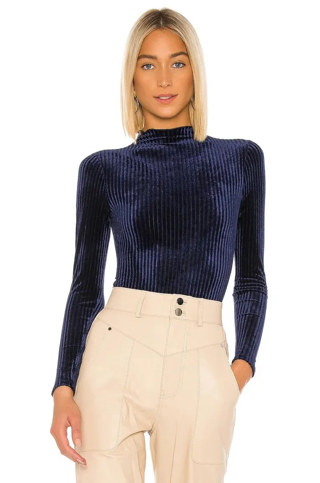Tops Women Lovers and Friends Austin Bodysuit Royal Blue