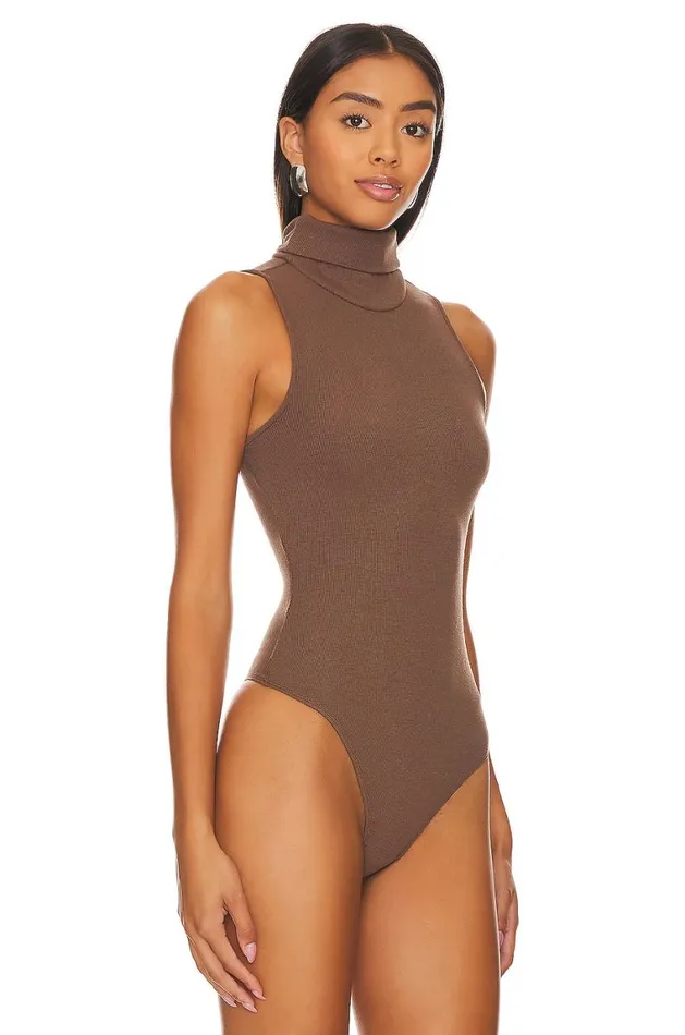Tops Women Lovers and Friends Blythe Bodysuit Dark Mocha