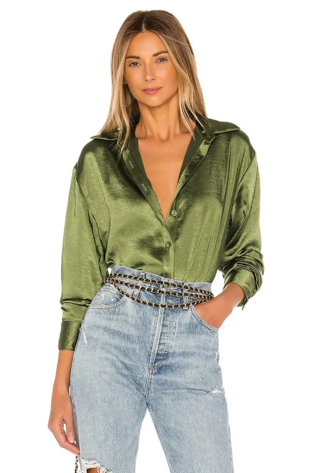 Tops Women Lovers and Friends Salina Top Olive Green