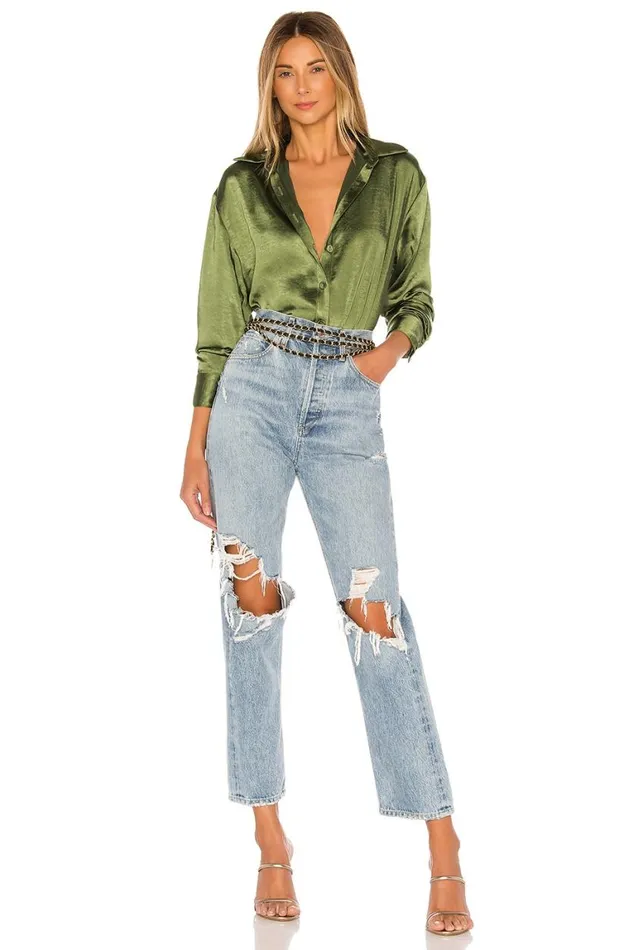 Tops Women Lovers and Friends Salina Top Olive Green