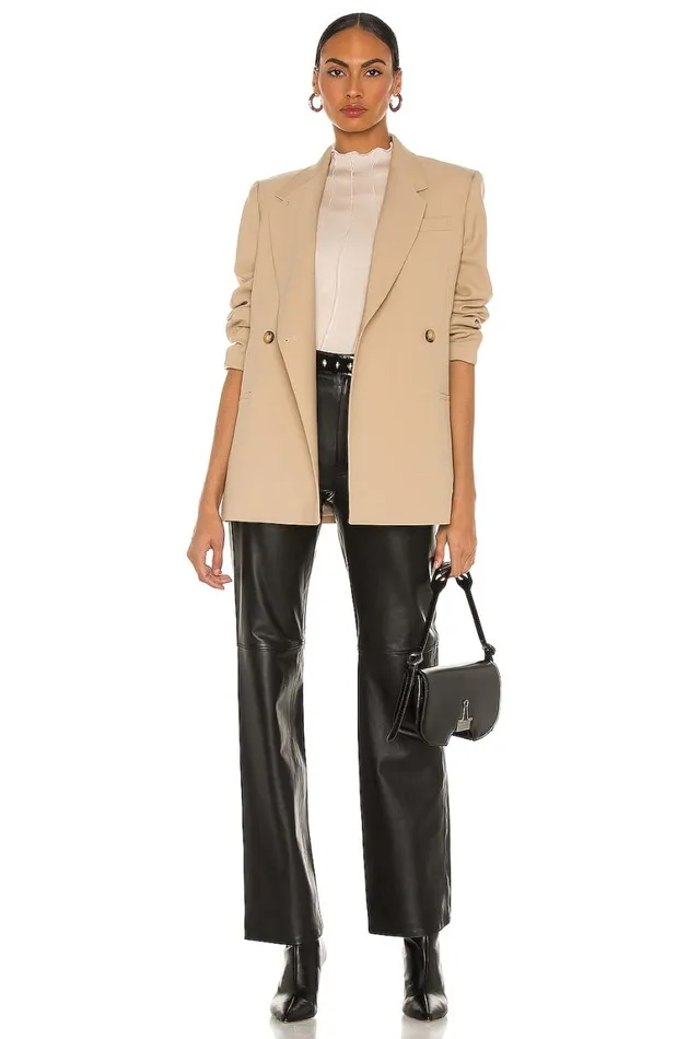 Tops Women Lovers and Friends Seamed Long Sleeve Top Beige