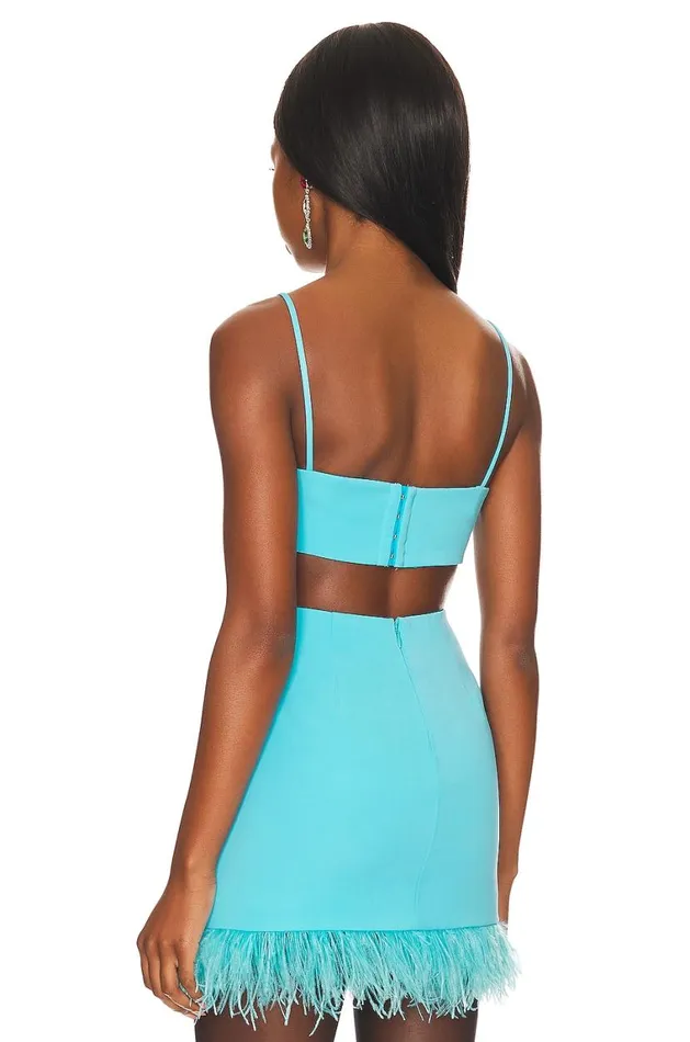 Tops Women Lovers and Friends Westlake Bralette Top Turquoise Blue