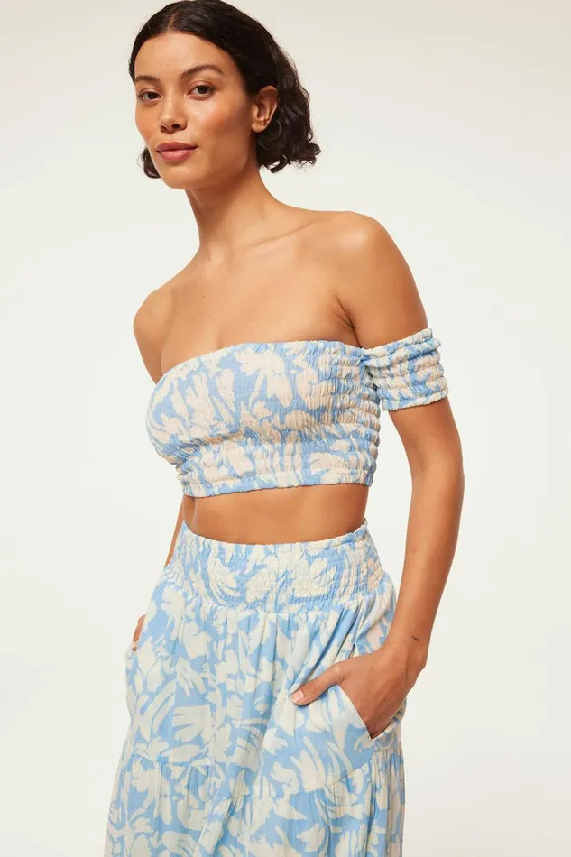 Tops Women MISA Los Angeles ALBA TOP Patmos Sky