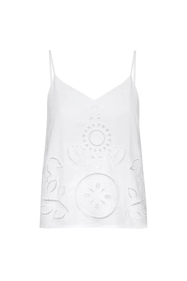 Tops Women MISA Los Angeles MARCELA TOP Pink Eyelet