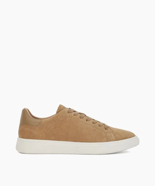 Toyon Taupe Lace Up Trainers Dune London Neutral Men Dune London Casual Shoes