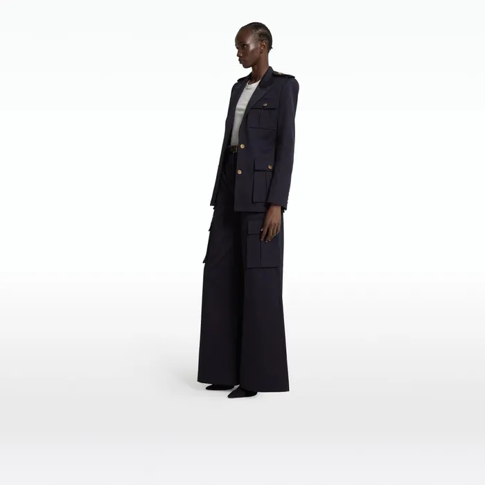 Ursa Midnight Navy Jacket Women Safiyaa Jackets and Coats