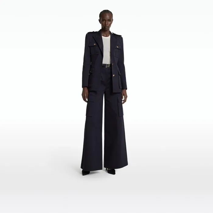 Ursa Midnight Navy Jacket Women Safiyaa Jackets and Coats