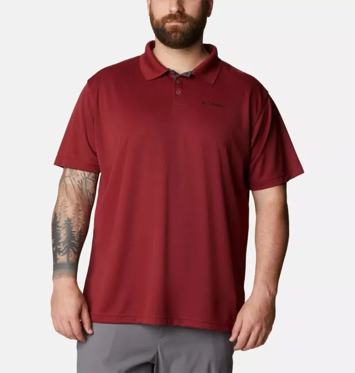 Utilizer Polo Shirt 8211 Big Red Jasper Mens Columbia Sportswear Polos