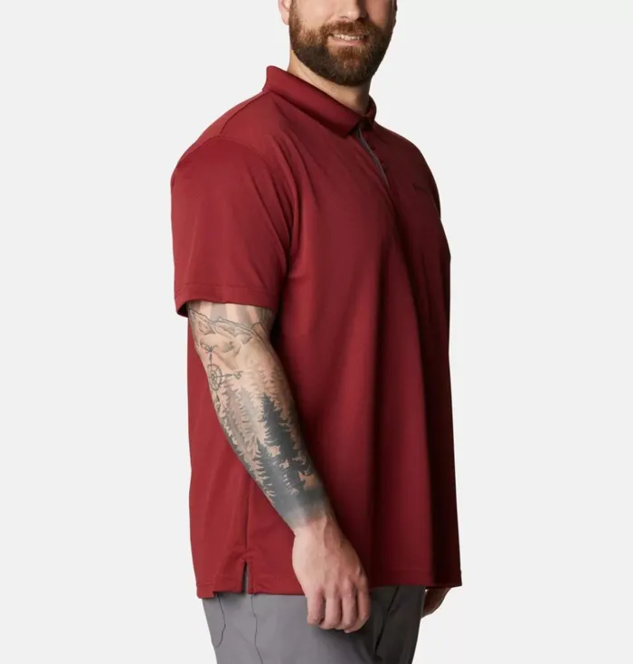 Utilizer Polo Shirt 8211 Big Red Jasper Mens Columbia Sportswear Polos