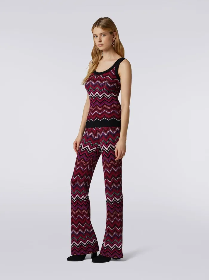 Viscose Blend Chevron Tank Top Multicoloured Women Missoni Tshirts And Tops Viscose Blend Chevron Tank Top Multicoloured Women Missoni Tshirts And Tops