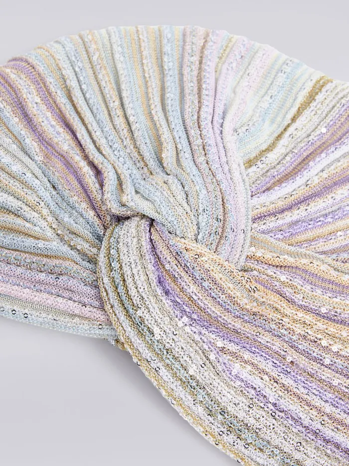 Viscose Blend Turban Multicoloured Women Missoni Hair Accessories Viscose Blend Turban Multicoloured Women Missoni Hair Accessories