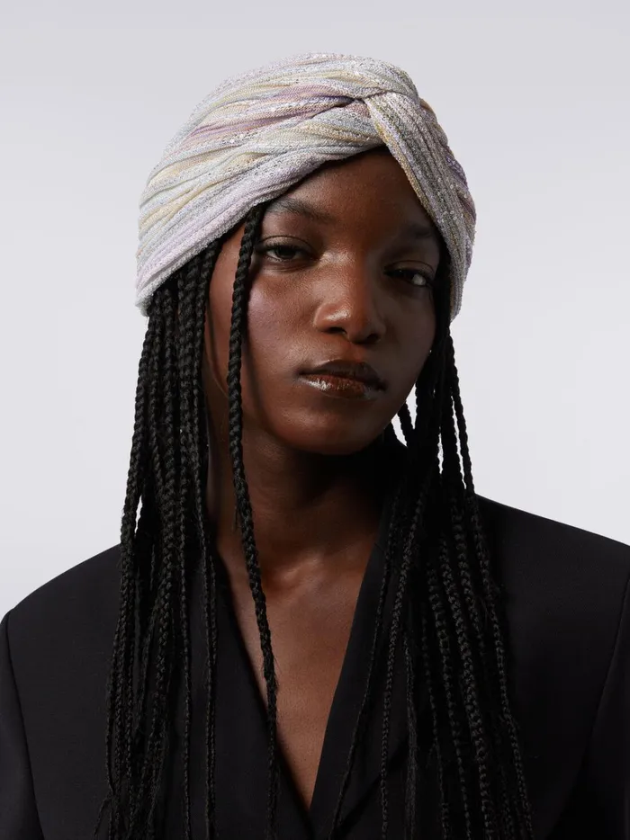 Viscose Blend Turban Multicoloured Women Missoni Hair Accessories Viscose Blend Turban Multicoloured Women Missoni Hair Accessories