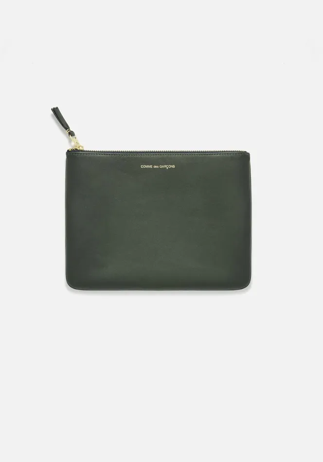 Wallets Men MKI MIYUKI ZOKU Comme Des Garcons Classic Colour Wallet Zip Pouch Bottle Green