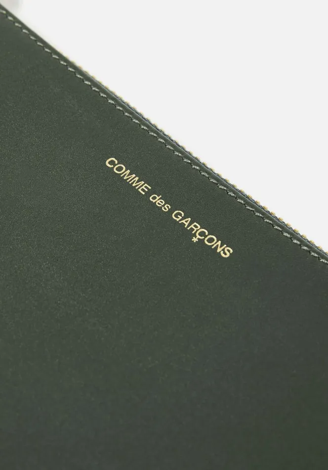 Wallets Men MKI MIYUKI ZOKU Comme Des Garcons Classic Colour Wallet Zip Pouch Bottle Green