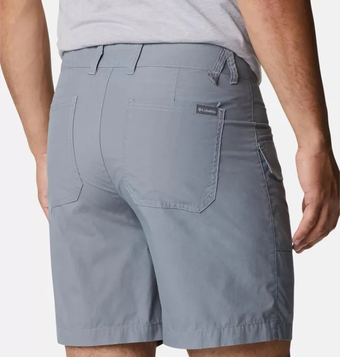 Washed Out Cargo Shorts Grey Ash Mens Columbia Sportswear Shorts