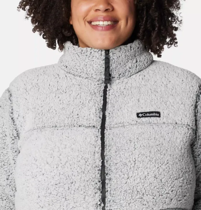 West Bend Full Zip Fleece Jacket 8211 Plus Size Black Frosted Womens Columbia Sportswear Jackets and Vests West Bend Full Zip Fleece Jacket 8211 Plus Size Black Frosted Womens Columbia Sportswear Jackets and Vests