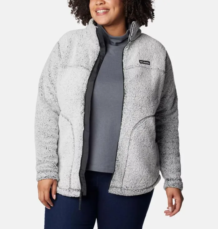 West Bend Full Zip Fleece Jacket 8211 Plus Size Black Frosted Womens Columbia Sportswear Jackets and Vests West Bend Full Zip Fleece Jacket 8211 Plus Size Black Frosted Womens Columbia Sportswear Jackets and Vests