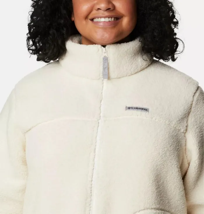 West Bend Full Zip Fleece Jacket 8211 Plus Size Chalk Womens Columbia Sportswear Jackets and Vests West Bend Full Zip Fleece Jacket 8211 Plus Size Chalk Womens Columbia Sportswear Jackets and Vests