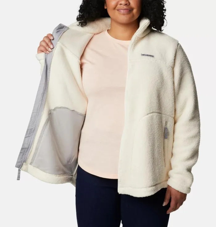 West Bend Full Zip Fleece Jacket 8211 Plus Size Chalk Womens Columbia Sportswear Jackets and Vests West Bend Full Zip Fleece Jacket 8211 Plus Size Chalk Womens Columbia Sportswear Jackets and Vests