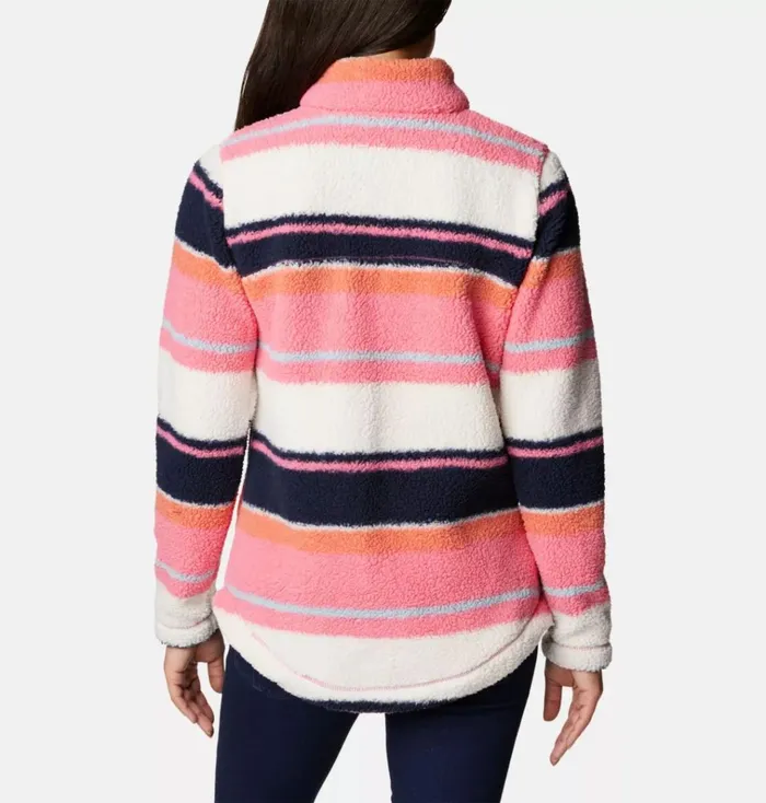 West Bend Full Zip Fleece Jacket Camellia Rose Serendipity Stripe Womens Columbia Sportswear Jackets and Vests West Bend Full Zip Fleece Jacket Camellia Rose Serendipity Stripe Womens Columbia Sportswear Jackets and Vests