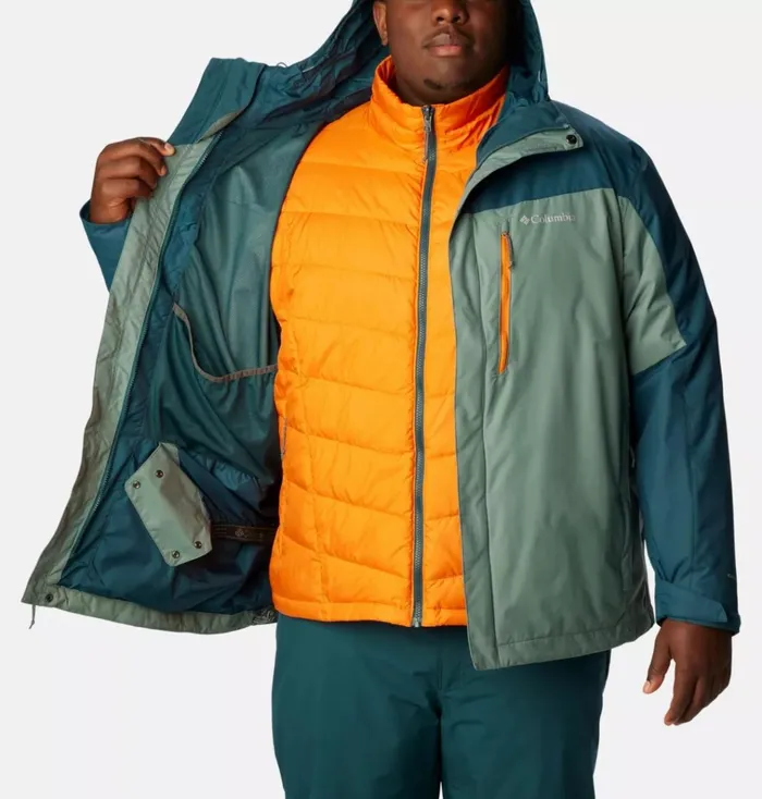 Whirlibird IV Interchange Jacket 8211 Big Metal Night Wave Mens Columbia Sportswear 3in1 Interchange Whirlibird IV Interchange Jacket 8211 Big Metal Night Wave Mens Columbia Sportswear 3in1 Interchange