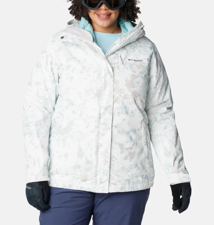 Whirlibird IV Interchange Jacket 8211 Plus Size White Flurries Print Womens Columbia Sportswear 3in1 Interchange Whirlibird IV Interchange Jacket 8211 Plus Size White Flurries Print Womens Columbia Sportswear 3in1 Interchange