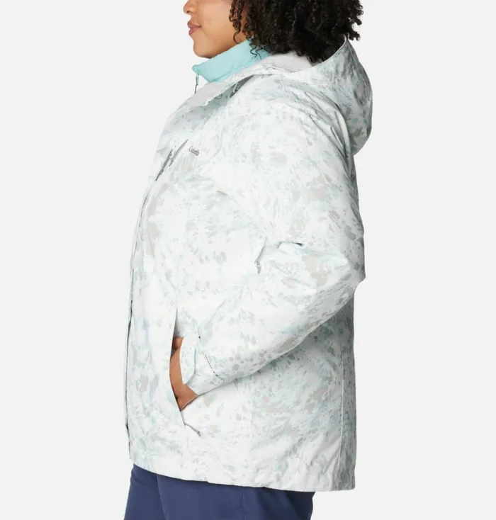 Whirlibird IV Interchange Jacket 8211 Plus Size White Flurries Print Womens Columbia Sportswear 3in1 Interchange Whirlibird IV Interchange Jacket 8211 Plus Size White Flurries Print Womens Columbia Sportswear 3in1 Interchange