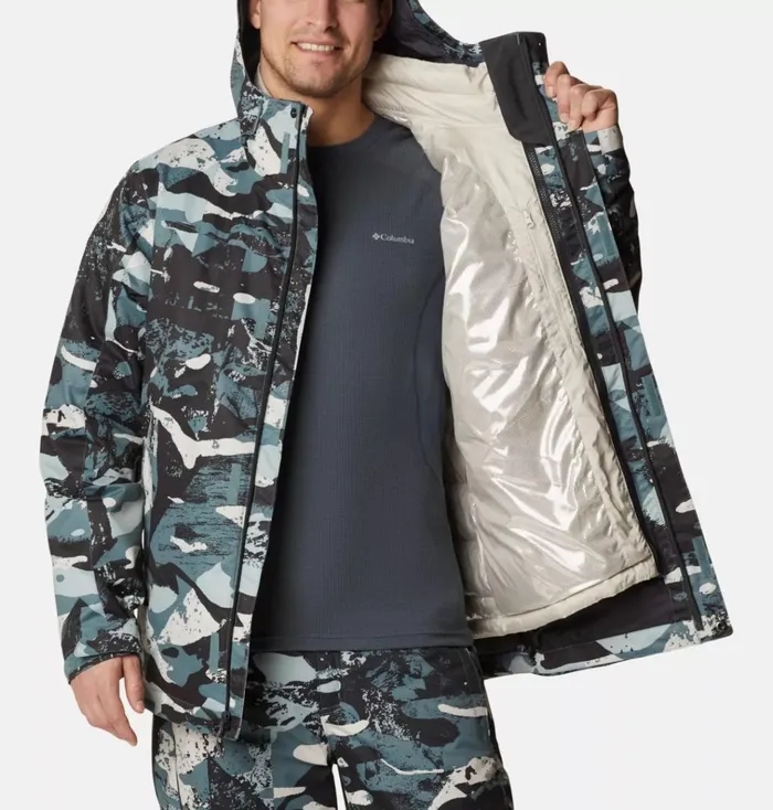 Whirlibird IV Interchange Jacket 8211 Tall Metal Geoglacial Print Mens Columbia Sportswear 3in1 Interchange Whirlibird IV Interchange Jacket 8211 Tall Metal Geoglacial Print Mens Columbia Sportswear 3in1 Interchange