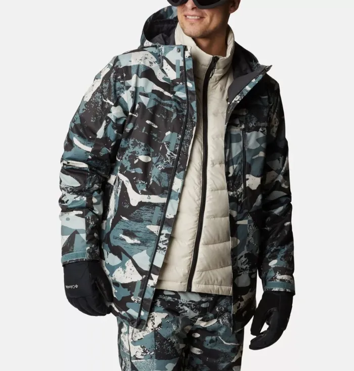 Whirlibird IV Interchange Jacket Metal Geoglacial Print Mens Columbia Sportswear Insulated and Down Whirlibird IV Interchange Jacket Metal Geoglacial Print Mens Columbia Sportswear Insulated and Down