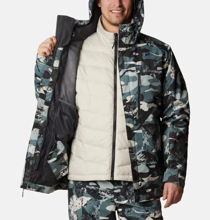 Whirlibird IV Interchange Jacket Metal Geoglacial Print Mens Columbia Sportswear Insulated and Down Whirlibird IV Interchange Jacket Metal Geoglacial Print Mens Columbia Sportswear Insulated and Down