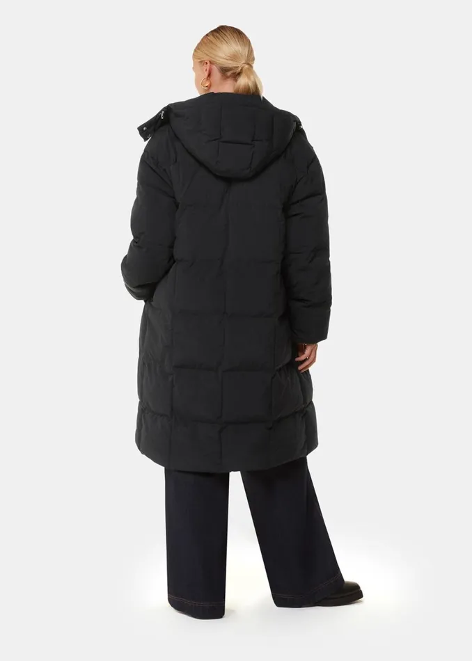 Whistles Coats and Jackets Black Una Puffa Coat 8211 Women