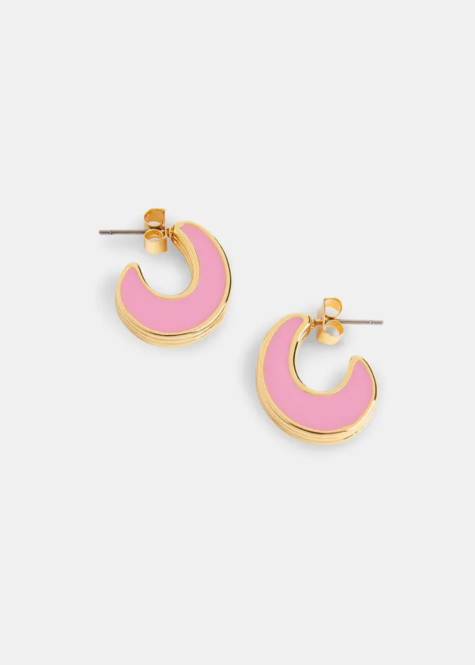 Whistles Jewellery Pink Double Enamel Earring 8211 Women