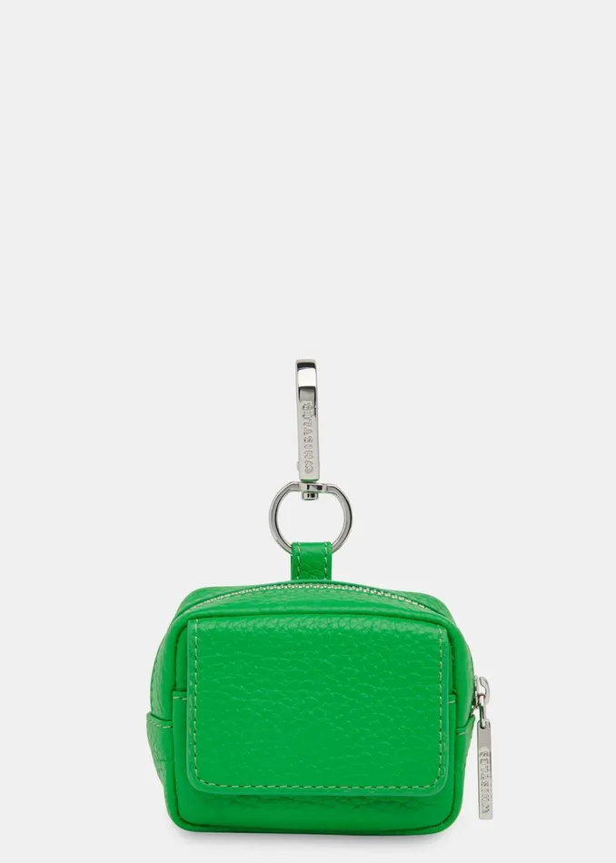 Whistles Leather Green Bibi Keyring 8211 Women