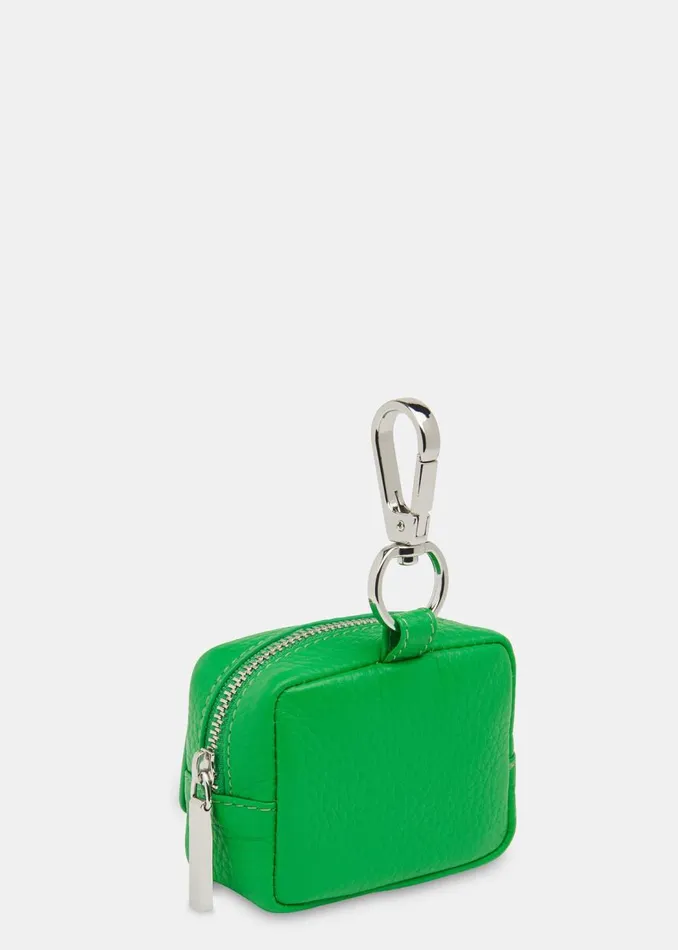 Whistles Leather Green Bibi Keyring 8211 Women