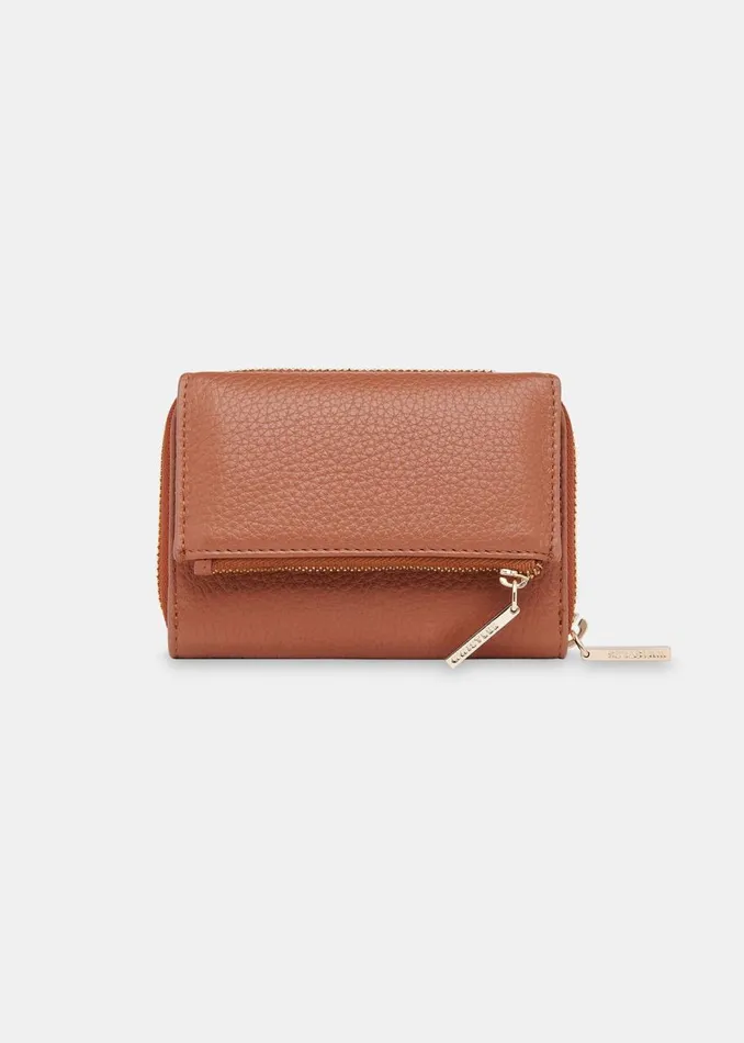 Whistles Leather Tan Bibi Zip Purse 8211 Women
