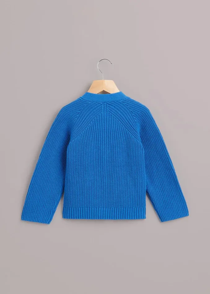 Whistles Mini Me Blue Mini Nora Cardigan 8211 Kids