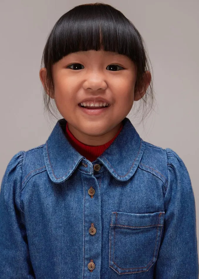 Whistles Tops Denim Hazel Denim Shirt 8211 Kids
