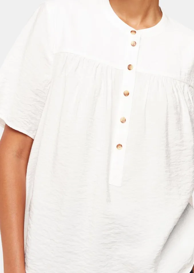 Whistles Tops White Freda Short Sleeve Top 8211 Women