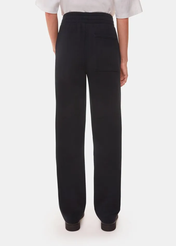 Whistles Trousers Black Ultimate Straight Leg Jogger 8211 Women