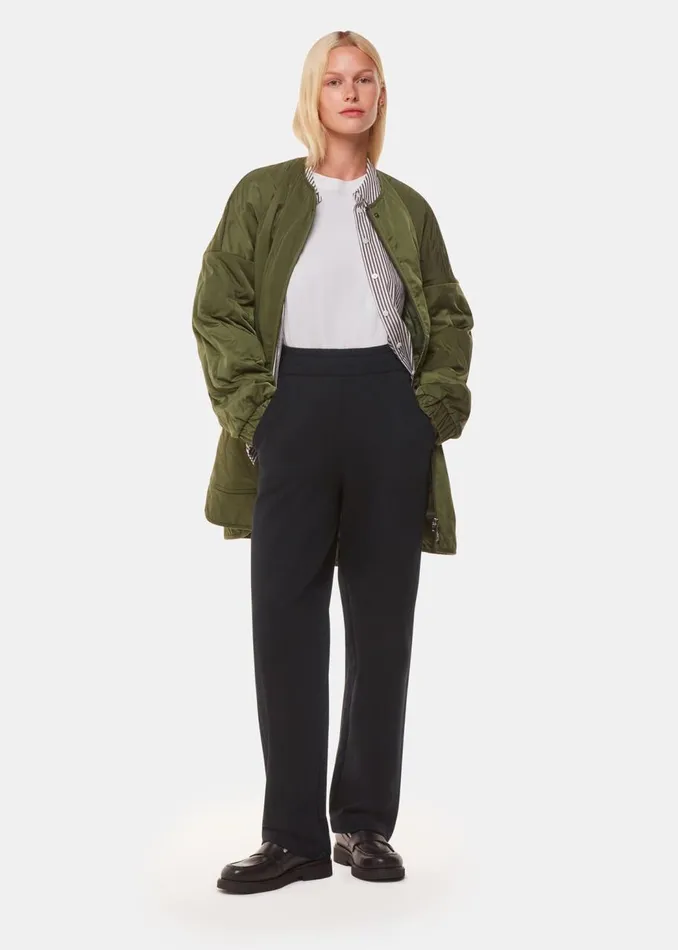 Whistles Trousers Black Ultimate Straight Leg Jogger 8211 Women