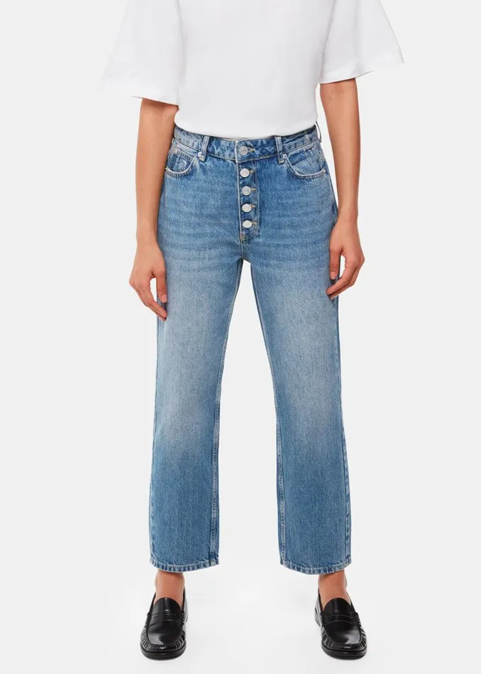 Whistles Trousers Denim Authentic Hollie Button Jean 8211 Women