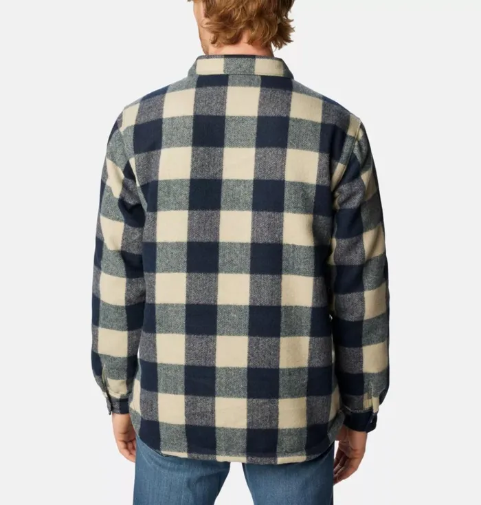 Windward II Shirt Jacket Dark Mountain Dimensional Buffalo Mens Columbia Sportswear Long Sleeve Windward II Shirt Jacket Dark Mountain Dimensional Buffalo Mens Columbia Sportswear Long Sleeve