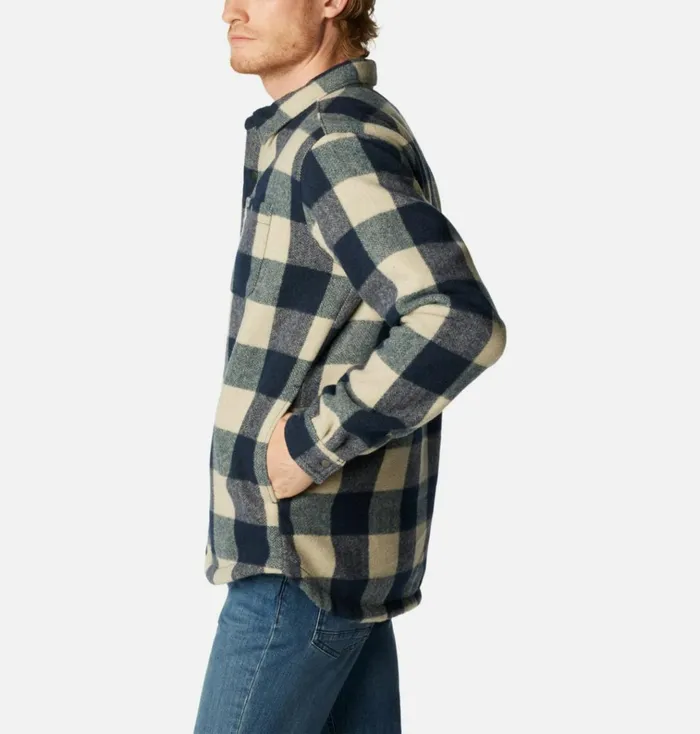 Windward II Shirt Jacket Dark Mountain Dimensional Buffalo Mens Columbia Sportswear Long Sleeve Windward II Shirt Jacket Dark Mountain Dimensional Buffalo Mens Columbia Sportswear Long Sleeve