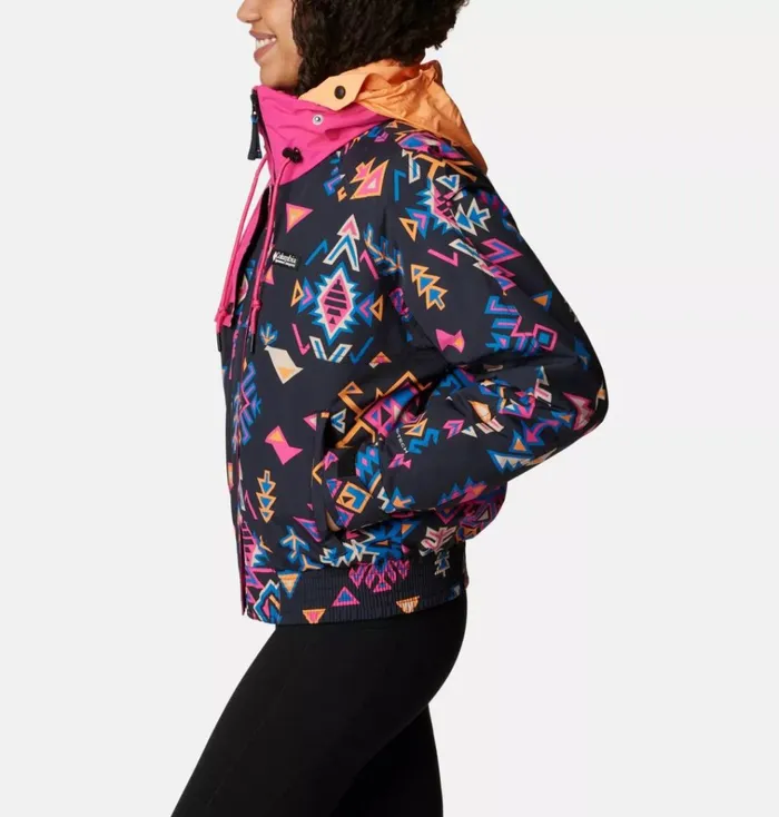 Wintertrainer Interchange Jacket Black Woven Nature Print Fuchsia Fizz Womens Columbia Sportswear 3in1 Interchange Wintertrainer Interchange Jacket Black Woven Nature Print Fuchsia Fizz Womens Columbia Sportswear 3in1 Interchange
