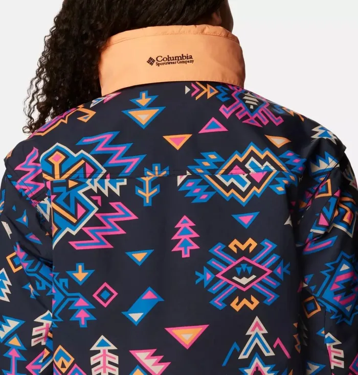 Wintertrainer Interchange Jacket Black Woven Nature Print Fuchsia Fizz Womens Columbia Sportswear 3in1 Interchange Wintertrainer Interchange Jacket Black Woven Nature Print Fuchsia Fizz Womens Columbia Sportswear 3in1 Interchange