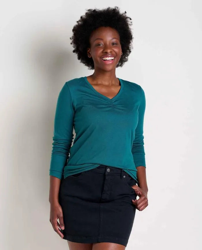 Women039s Rose Organic Cotton Long Sleeve TShirt Atlantic Toad and Co Tees Buy 3 Get 20 Off Women039s Rose Organic Cotton Long Sleeve TShirt Atlantic Toad and Co Tees Buy 3 Get 20 Off